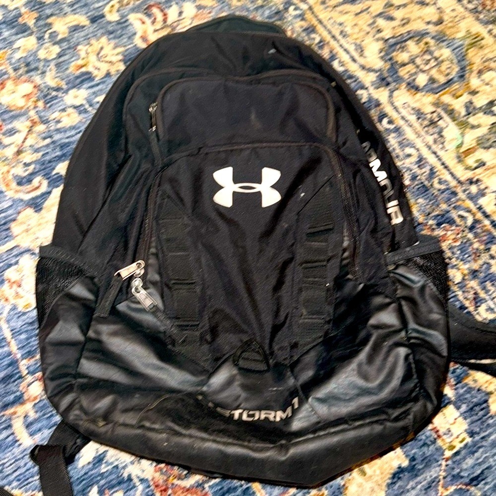 Under Armour UA Storm 1 Recruit Backpack 1261825 BLK Sport Gym Travel Bag Unisex